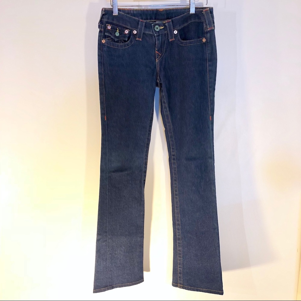 True Religion | Becky Bootcut Special Green Button